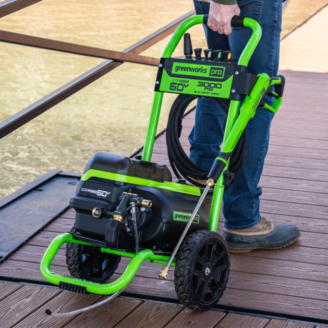 Мойка высокого давления Greenworks GDPW60DP 60V аккумуляторная 