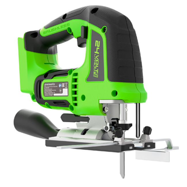 Лобзик Greenworks GD24JS120, 24V аккумуляторный