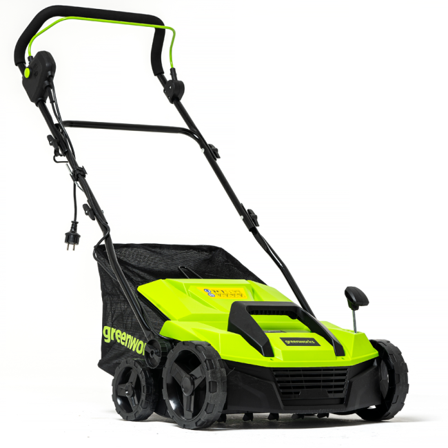 Аэратор-скарификатор Greenworks GDT15 электрический