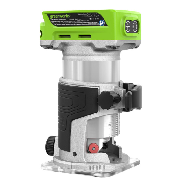 Фрезер Greenworks G24RO 24V аккумуляторный 