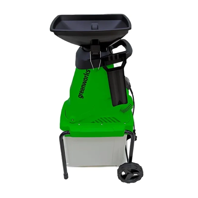 Садовый измельчитель с контейнером Greenworks GW-2800SD электрический 