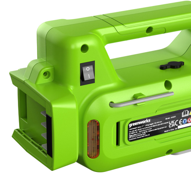 Домкрат гидравлический Greenworks G24JACK 24V аккумуляторный 
