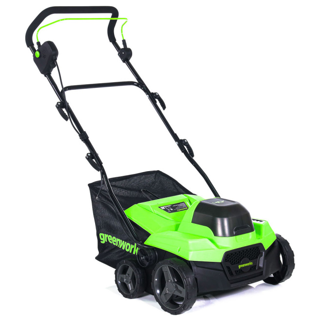 Аэратор скарификатор Greenworks GD40SC38II 40V аккумуляторный