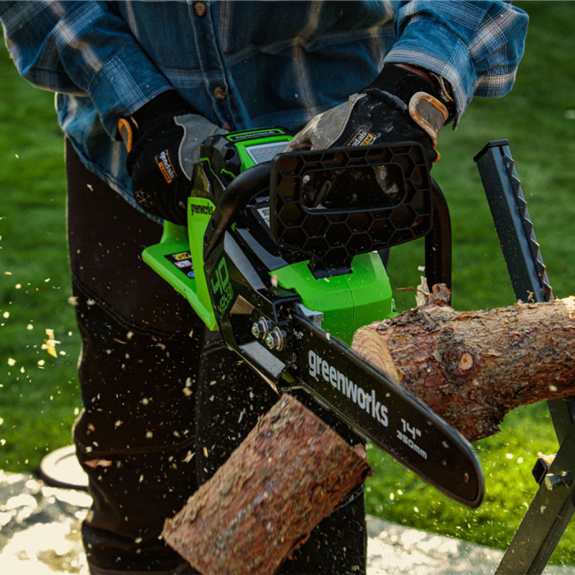 Пила цепная Greenworks GD40CS15 40V аккумуляторная