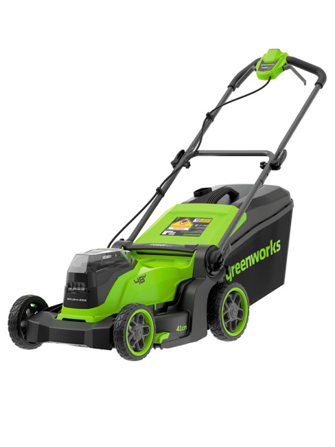 Газонокосилка Greenworks GD24X2LM411 24V аккумуляторная