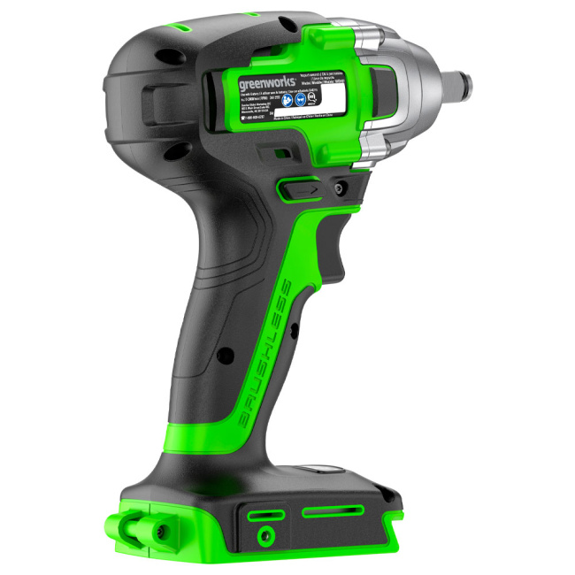 Гайковерт ударный Greenworks GD24IW400 24V аккумуляторный 