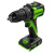 Дрель-шуруповерт Greenworks DD345 24V аккумуляторная 