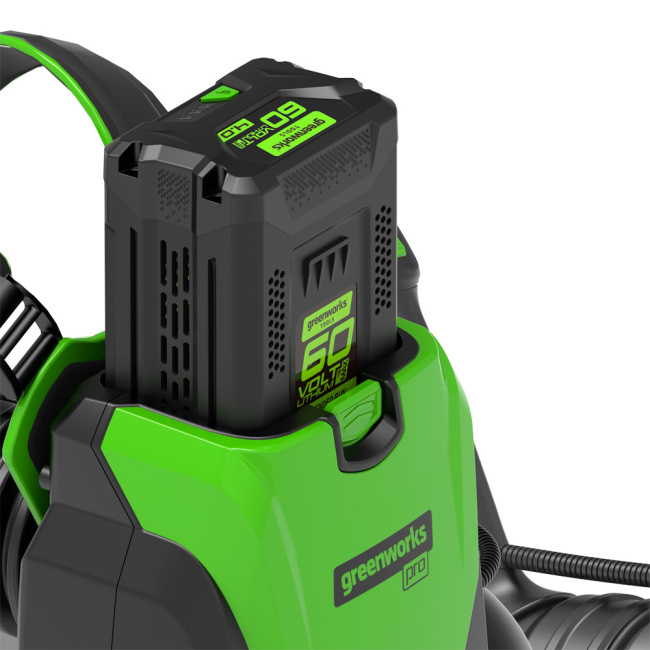 Воздуходув ранцевый Greenworks GD60BPB 60V аккумуляторный
