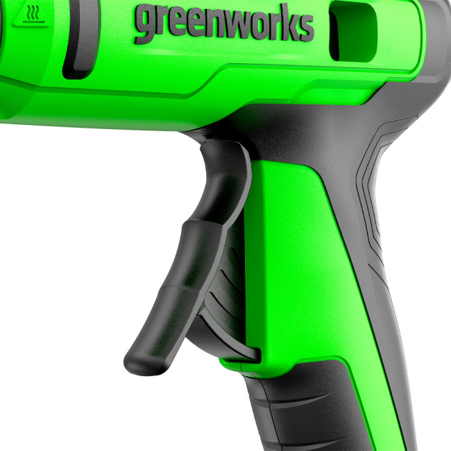 Пистолет клеевой Greenworks G24GLG 24V аккумуляторный 