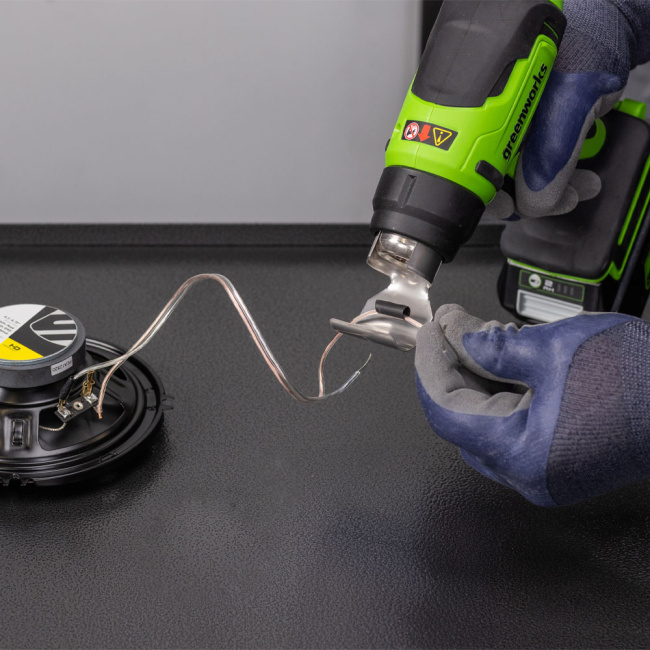 Строительный фен Greenworks HG3550 24V аккумуляторный