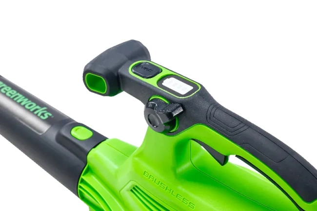 Воздуходув-садовый пылесос Greenworks GD40BVII 82V аккумуляторный