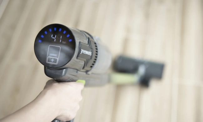 Пылесос вертикальный Greenworks G24SVK4 24V аккумуляторный