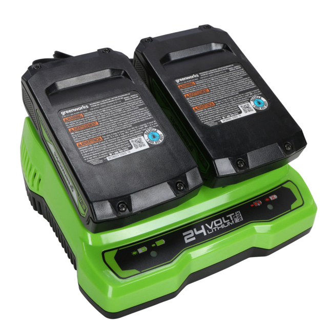 Зарядное устройство Greenworks G24X2UC2 24V для 2-х аккумуляторов