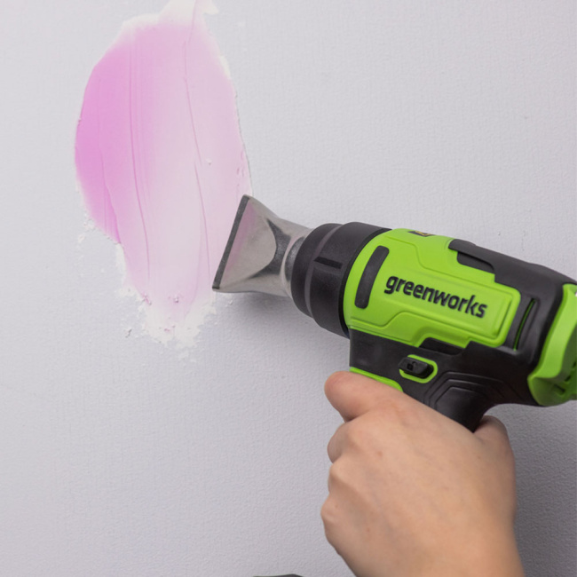 Строительный фен Greenworks HG3550 24V аккумуляторный