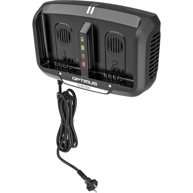 Ультрабыстрое двухпортовое зарядное устройство Greenworks CHD1300 82V