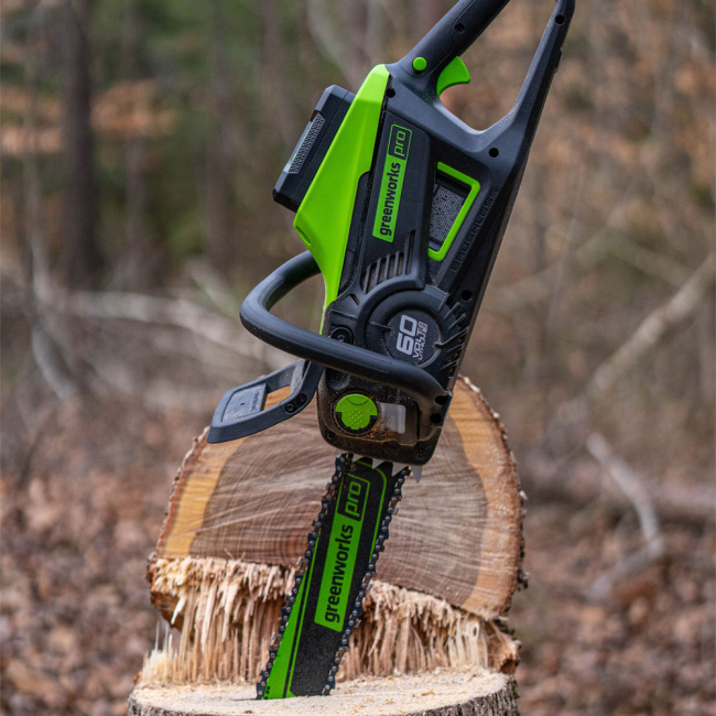 Пила цепная Greenworks GD60CS25 60V аккумуляторная