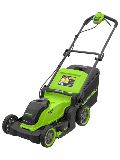 Газонокосилка Greenworks GD40LM411 40V аккумуляторная