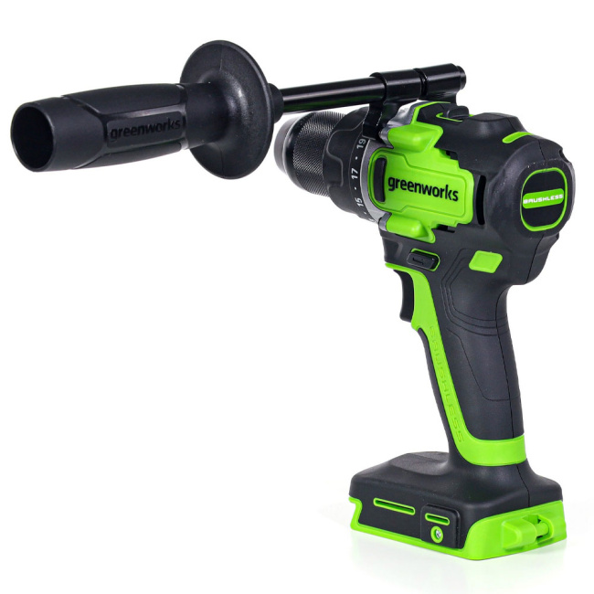 Дрель-шуруповерт Greenworks GD24DD90 24V аккумуляторная