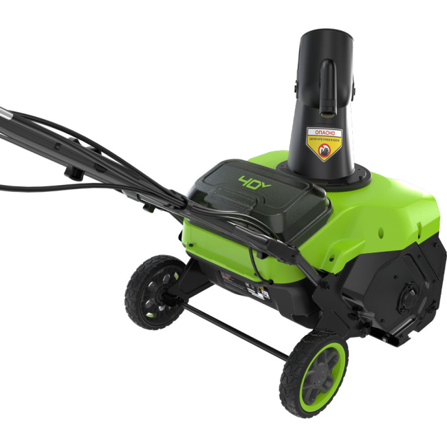Снегоуборщик Greenworks GD40STX2 40V аккумуляторный 