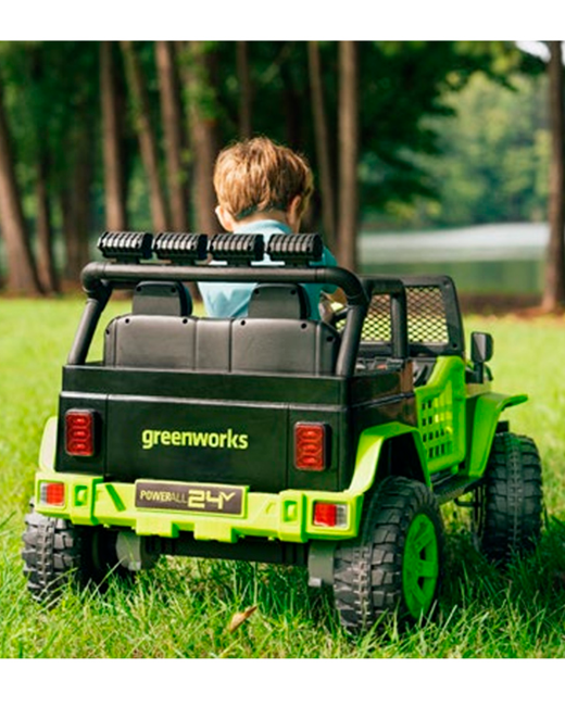 Детский автомобиль Greenworks 24V KC31 аккумуляторный