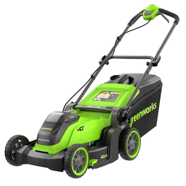 Газонокосилка Greenworks GD40LM411 40V аккумуляторная 