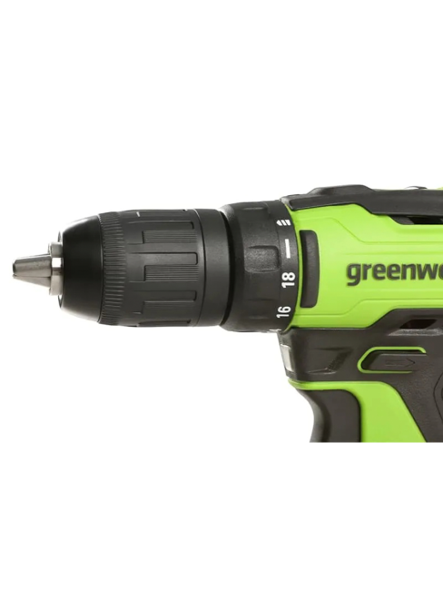 Дрель-шуруповерт Greenworks GD24DD35 24V аккумуляторная