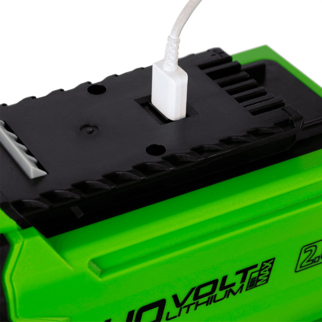 Аккумулятор с USB разъемом Greenworks G40USB2 40V 2Ач
