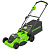 Газонокосилка Greenworks GD40LM16X 40V аккумуляторная