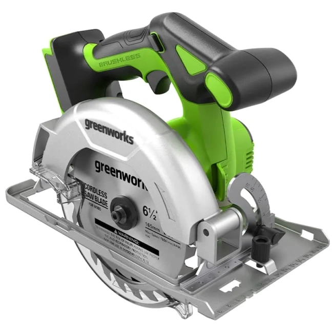 Пила циркулярная Greenworks GD24CS165 24V аккумуляторная 