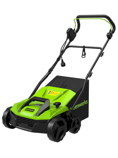 Аэратор-скарификатор Greenworks GDT15 электрический