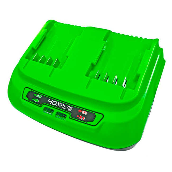 Зарядное устройство Greenworks G40UC8 40V для двух аккумуляторов
