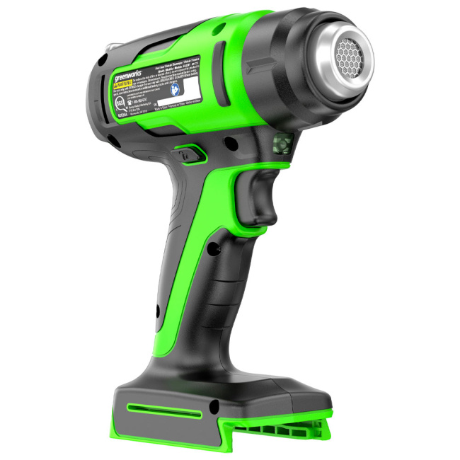 Строительный фен Greenworks HG3550 24V аккумуляторный