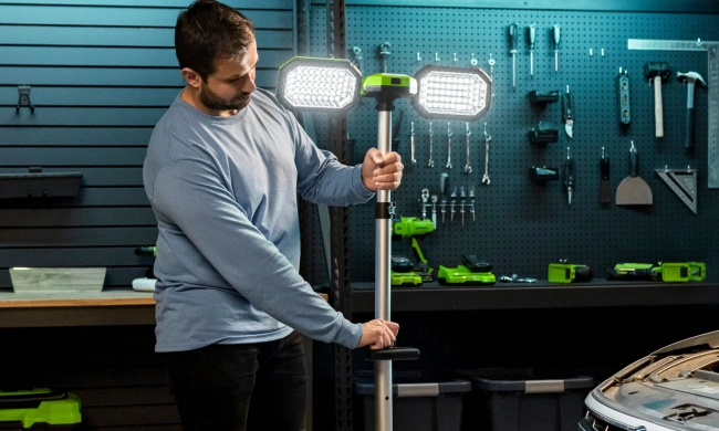 Мачта осветительная Greenworks GPT-STL 24V аккумуляторная 