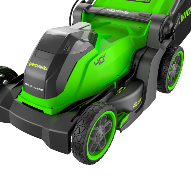 Газонокосилка Greenworks GD40LM411 40V аккумуляторная