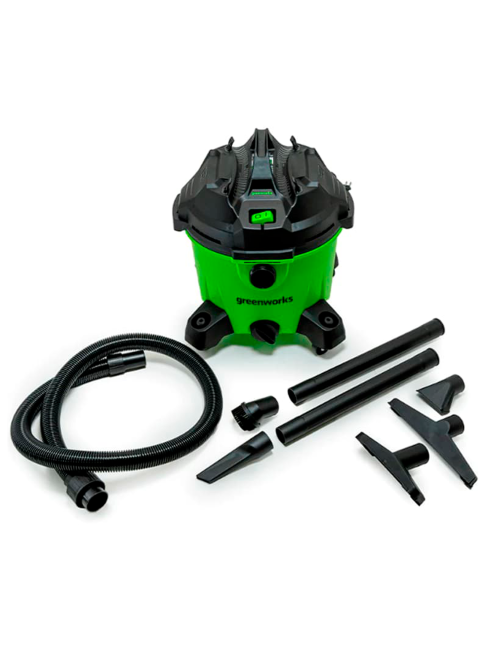 Пылесос строительный Greenworks G120WDV электрический