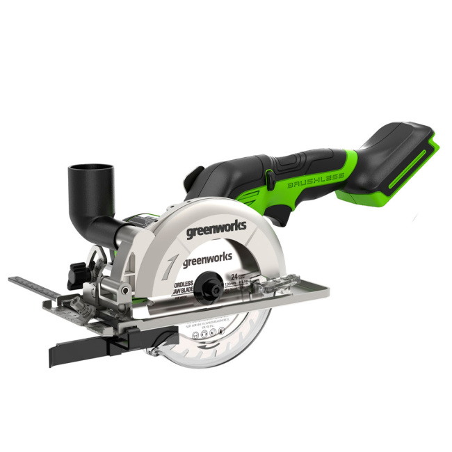 Мини-пила циркулярная Greenworks G24MCS 24V аккумуляторная