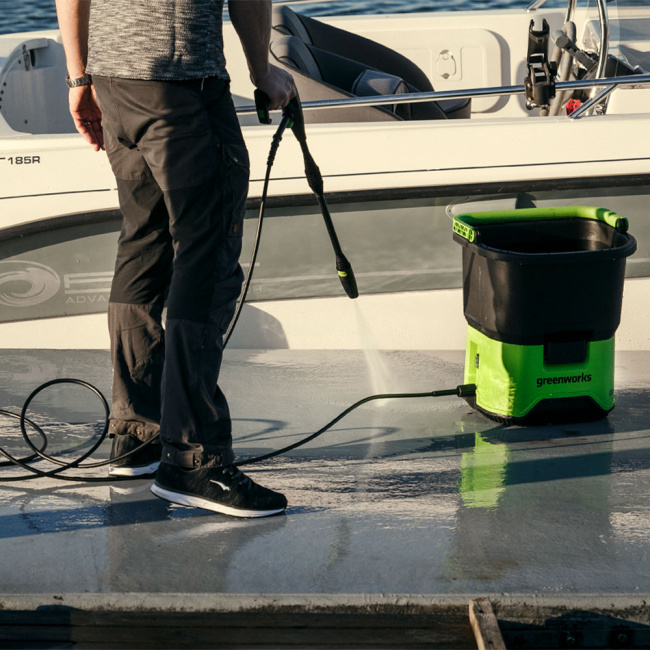 Мойка высокого давления Greenworks GDC40 GMAX 40V аккумуляторная
