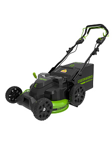 Газонокосилка самоходная Greenworks GC82LM61S 82V аккумуляторная