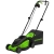 Газонокосилка Greenworks GD1200LM32 электрическая