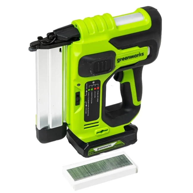 Нейлер Greenworks GD24BN 24V аккумуляторный 