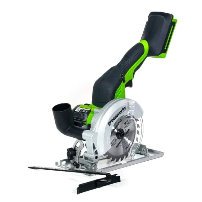Мини-пила циркулярная Greenworks G24MCS 24V аккумуляторная 