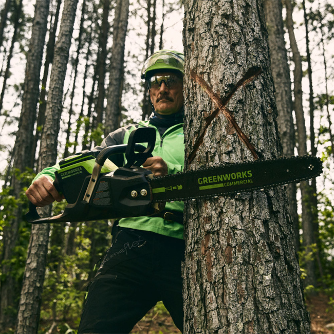 Пила цепная Greenworks GD82CS51 82V аккумуляторная