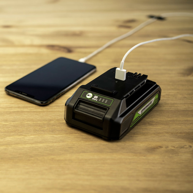 Аккумулятор с USB разъемом Greenworks G24USB2 24V 2Ач