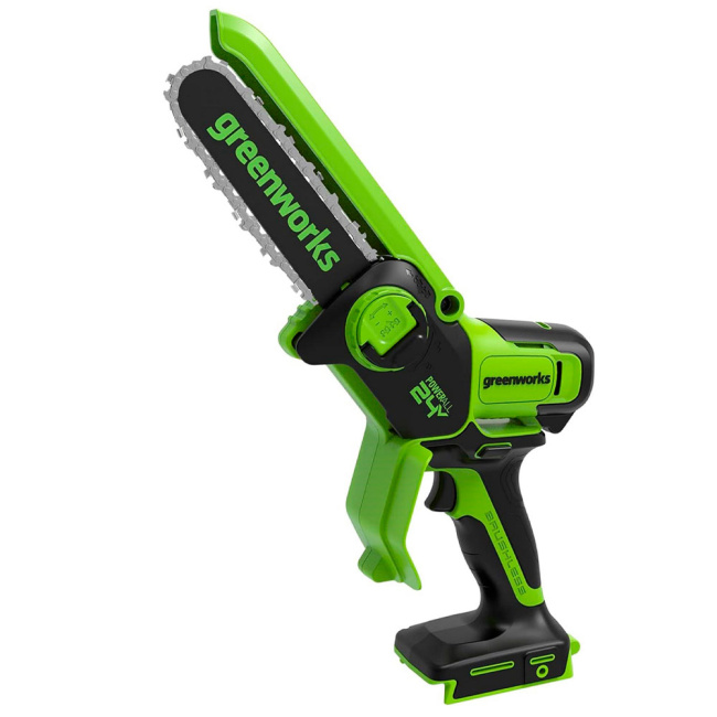Мини-пила цепная Greenworks GD24CSMNX 24V аккумуляторная