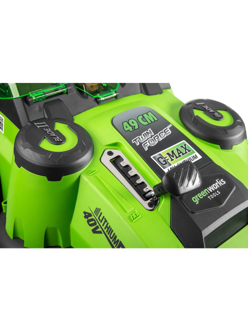 Газонокосилка Greenworks TwinForce G40LM49DB 40V аккумуляторная