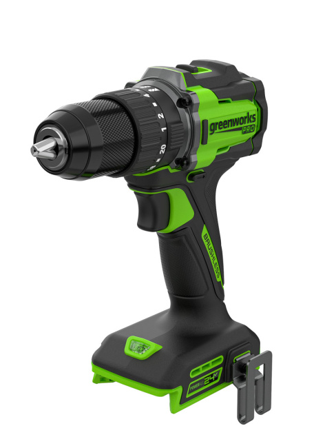 Дрель-шуруповерт ударная Greenworks HD560 24V аккумуляторная 