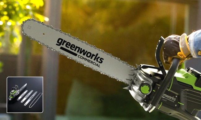 Пила цепная Greenworks OCS600 82V аккумуляторная 