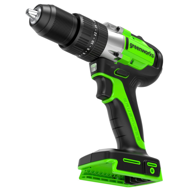 Дрель-шуруповерт ударная Greenworks GD24DD60 24V аккумуляторная
