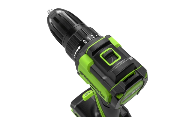 Дрель-шуруповерт Greenworks DD345 24V аккумуляторная 