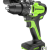 Дрель-шуруповерт Greenworks GD24DD90 24V аккумуляторная